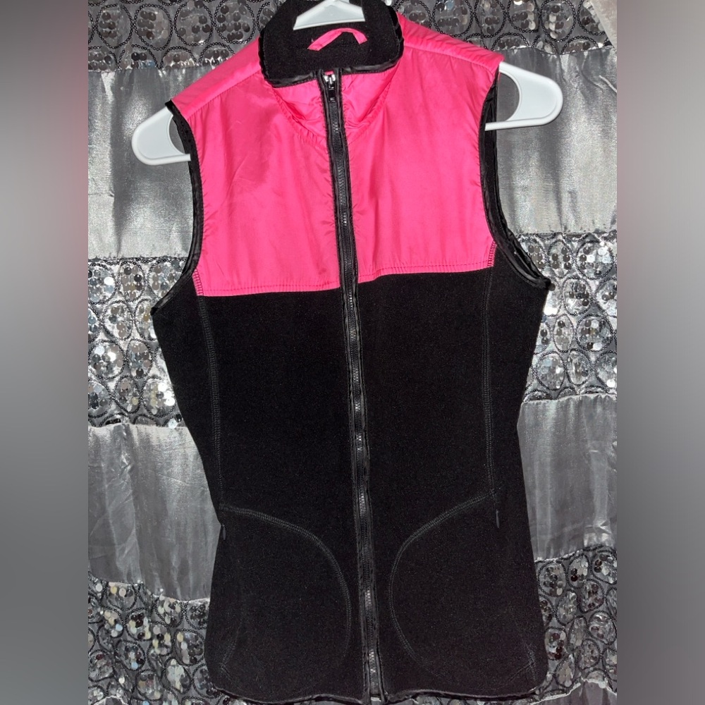 VSX Neon Pink & Black Activewear Vest Size XS